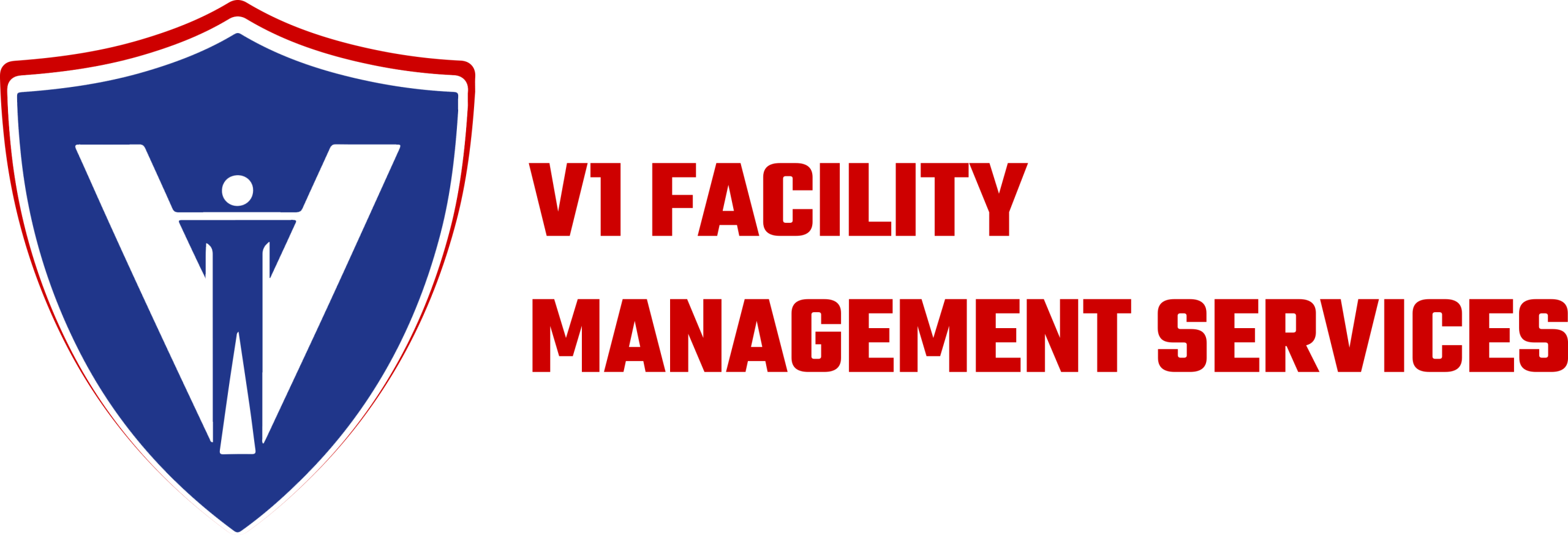 V1 Facility Management blue-red logo